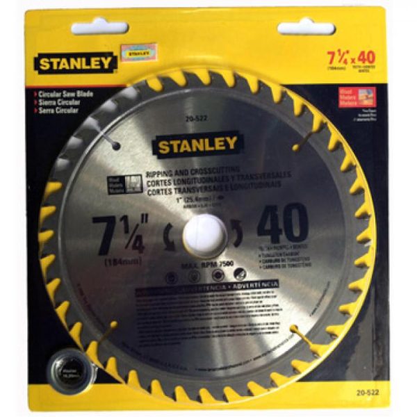 Lưỡi cưa gỗ Stanley 20- 523 7-1/4''/60 răng