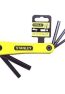 Bộ chìa vặn lúc giác hệ inch Stanley 69-259-22 9 chi tiết