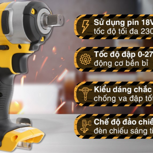 Máy vặn bu lông Dewalt dùng pin DCF880N (không kèm pin sạc)