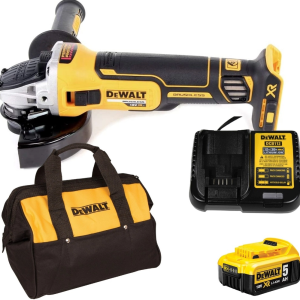 Máy mài cầm tay Dewalt DCG405P1 18V/BL( kèm 1 pin 5.0Ah+ sạc)