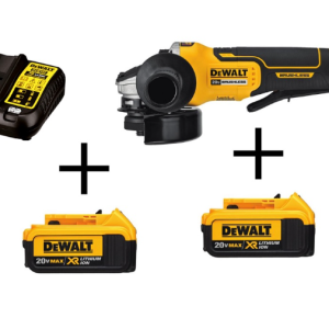 Máy mài cầm tay Dewalt DCG413P2 20Vmax/BL (kèm 02 pin 5.0Ah+ sạc) Đuôi