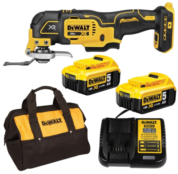 Máy cắt cầm tay Dewalt DCS356P2 20V(kèm 02 pin 5.0Ah+ sạc)