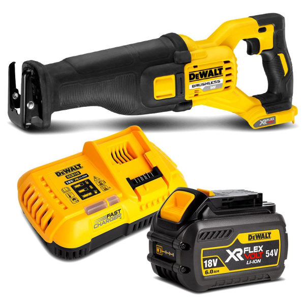 Máy cưa cầm tay Dewalt DCS388T1-KR 54V(kèm 1 pin 54V-6.0Ah+ sạc)