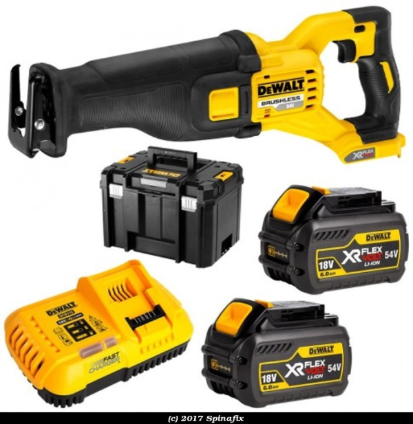 Máy cưa cầm tay Dewalt DCS388T2-KR 54V(kèm 2 pin 54V-6.0Ah+ sạc)