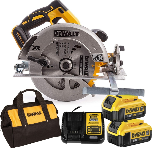 Máy cưa cầm tay Dewalt DCS570M2 18V9 ( kèm 2 pin 4.0Ah+ sạc)