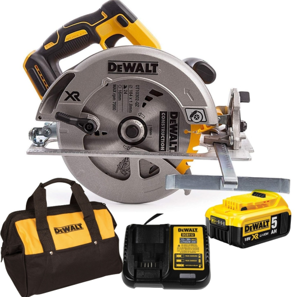 Máy cưa cầm tay Dewalt DCS570P1 18V( kèm 1 pin 5.0Ah+sạc)