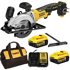 Máy cưa cầm tay Dewalt DCS571P2 5Ah-18V( kèm 2 pin 5.0Ah+sạc)