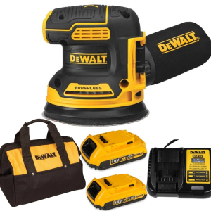 Máy chà nhám cầm tay Dewalt DCW210D2 20V-125mm( kèm 2 pin 2.0Ah+ sạc)