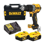 Máy khoan động lực cầm tay pin 20V Dewalt DCD805P2 (KÈM 02 PIN 5.0 + SẠC)