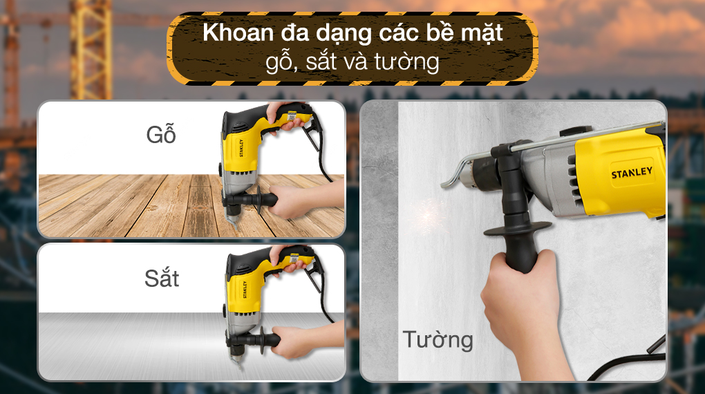 Công Nghệ Ưu Việt: Khám Phá Sức Mạnh Của Máy Khoan Stanley STDH7213-B1