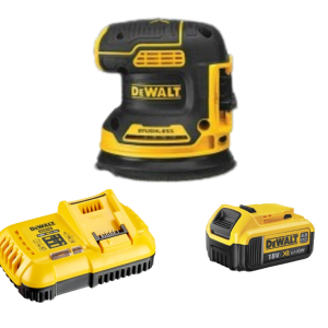 Máy chà nhám cầm tay Dewalt DCW210M1 20V-125mm( kèm 1 pin 4.0Ah+ sạc)