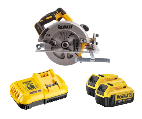Máy cưa cầm tay Dewalt DCS570M2 18V9 ( kèm 2 pin 4.0Ah+ sạc)
