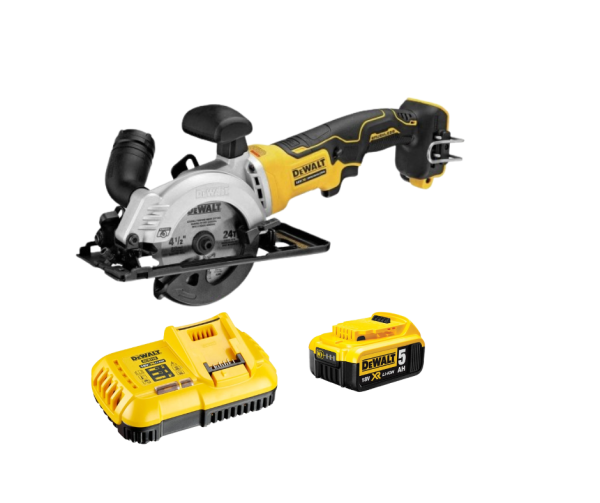 Máy cưa cầm tay Dewalt DCS571P1 5Ah-18V( kèm 1 pin sạc 5.0Ah+sạc)