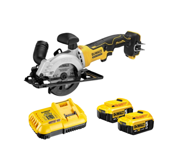 Máy cưa cầm tay Dewalt DCS571P2 5Ah-18V( kèm 2 pin 5.0Ah+sạc)