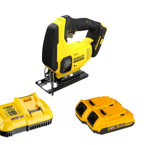 Máy cưa cầm tay Stanley SCJ600D2( kèm 2 pin 2.0Ah+sạc)