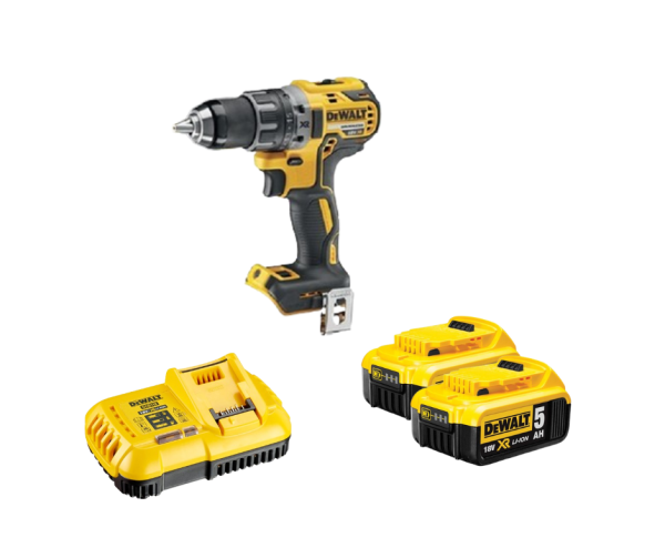 Máy khoan cầm tay Dewalt DCD708P2-KR 20Vmax/BL( kèm 02 pin 5.0Ah+ sạc)