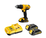 Máy khoan vặn vít dùng pin Dewalt DCD771C2- B1(kèm 02 pin 1.3Ah+  sạc)