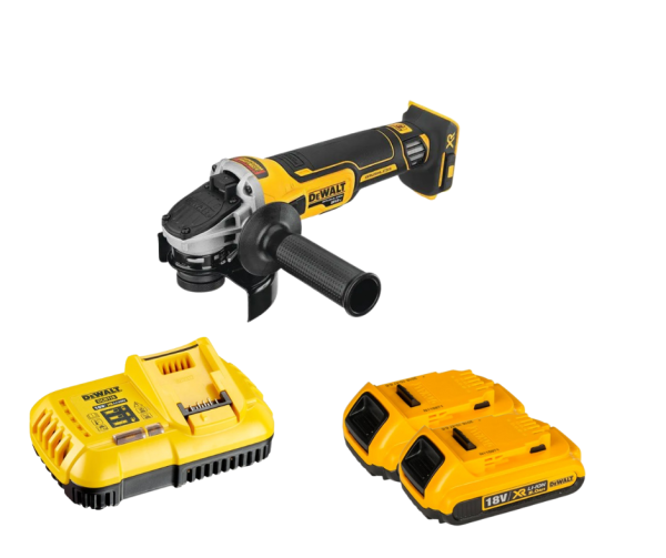Máy mài cầm tay Dewalt DCG405D2 18V/BL( kèm 2 pin+ sạc)