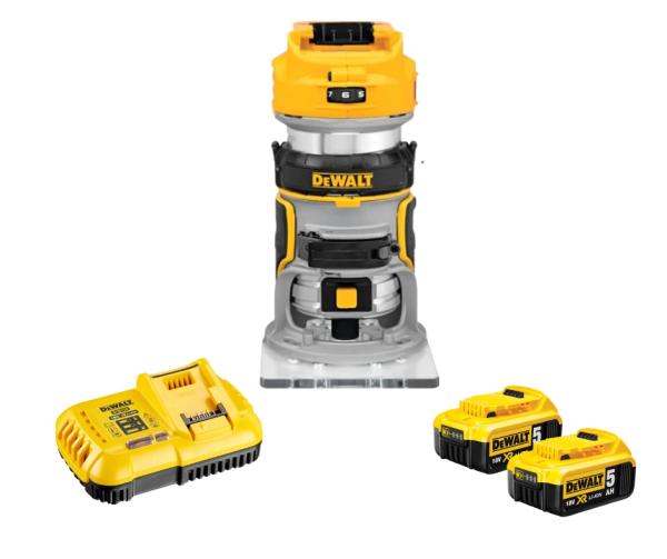 Máy phay cầm tay Dewalt DCW600P2( kèm 2 pin 5.0Ah+ sạc)