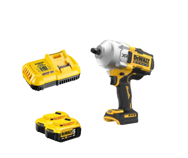 Máy siết bu lông pin 1/2 inch không chổi than DCF961P2 XR 18V( kèm 02 pin 5.0Ah+ sạc)