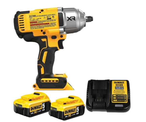 Máy siết bulong dùng pin Dewalt DCF900P2 (KÈM 02 PIN 5.0 + SẠC)