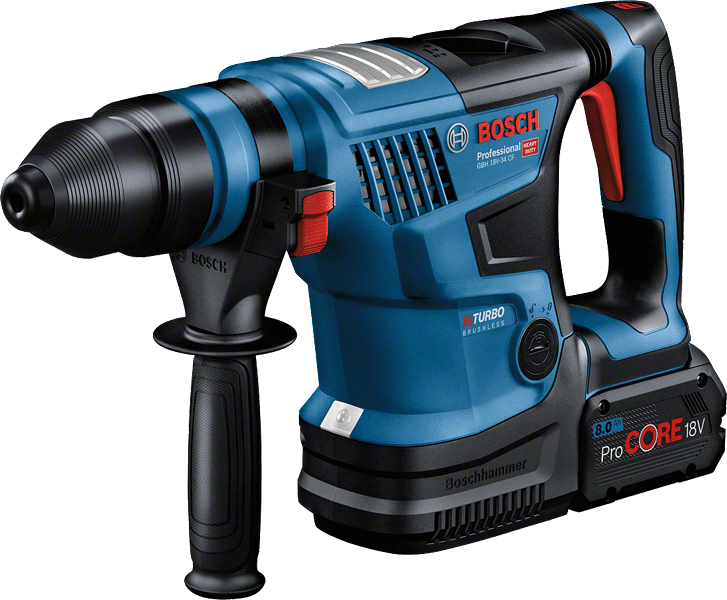 Bosch GBH 18V-34 CF – Máy Khoan Bê Tông Dùng Pin Mạnh Nhất Phân Khúc